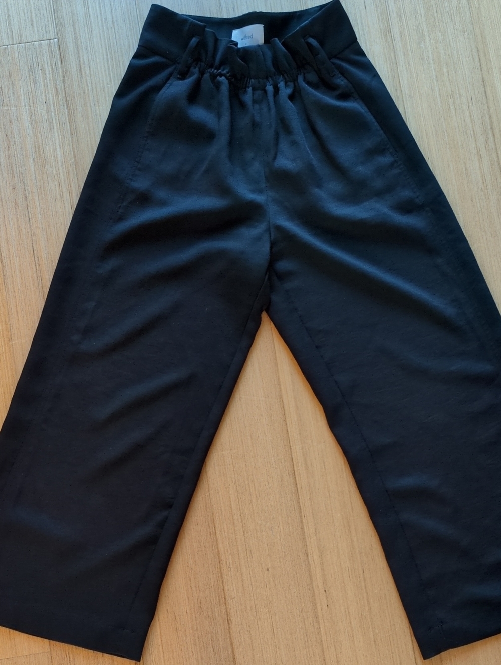 Aritzia Wilfred Wide Leg Elastic Waistband Pants